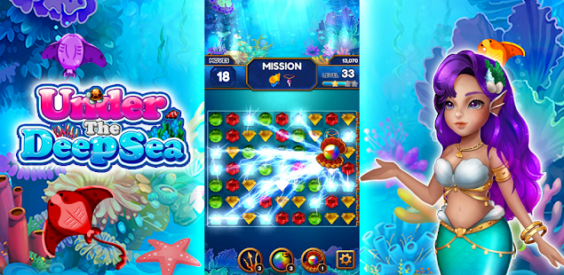 Under the Deep Sea: Jewel Match3 Puzzle 1.9.2 APK screenshots 16