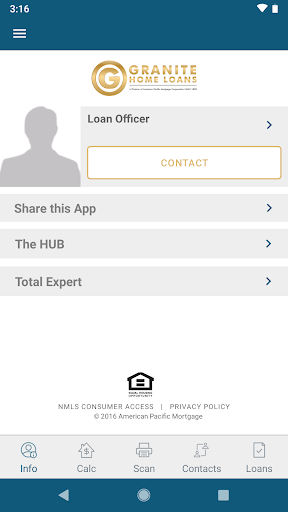 Screenshot of Granite Home Loans