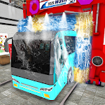 Cover Image of ดาวน์โหลด City Bus Wash Simulator: เกมล้างรถที่ปั๊มน้ำมัน 1.6 APK
