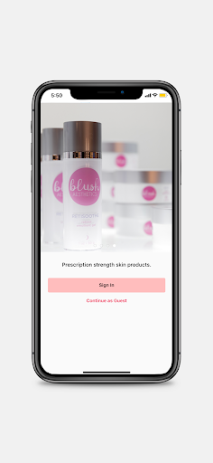 Android application Blush Aesthetics screenshort