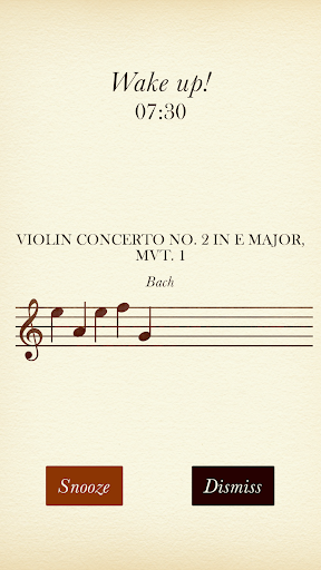 Classical Music Alarm Clock Screen 2