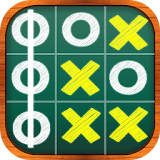 tic tac toe cross board game & back to school days icon