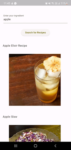 Recipe Rover Screen 2