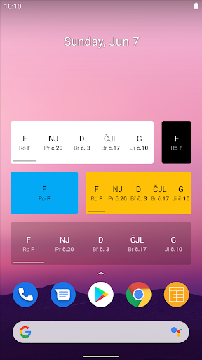 Better Schedule (Bakaláři) Screen 3