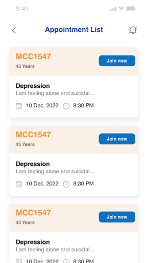 TherapistApp Screen 2