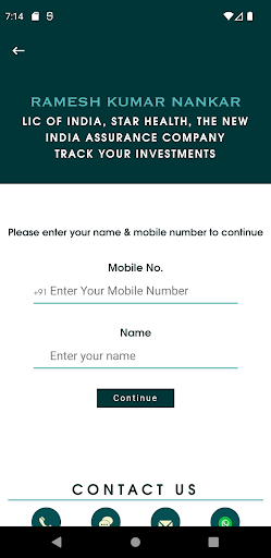 Android application RAMESH NANKAR LIC screenshort