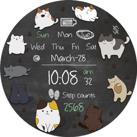BFF44 - Blackboard Art Cats screenshot 18