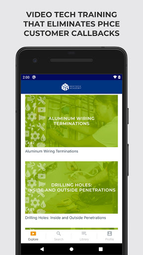 NexTech Academy Screen 3
