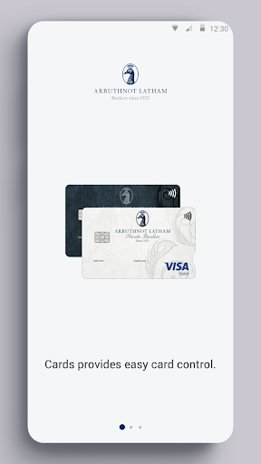 Android application Arbuthnot Latham Card Wallet screenshort