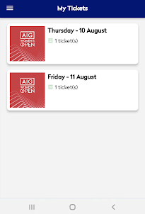 The AIGWO Tickets App