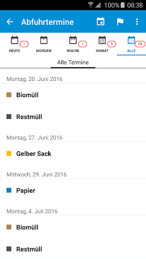Abfall App Landkreis München Screen 3