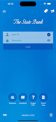 Android application The State Bank Mobile Banking screenshort