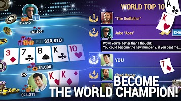 screenshot of Poker World, Offline TX Holdem