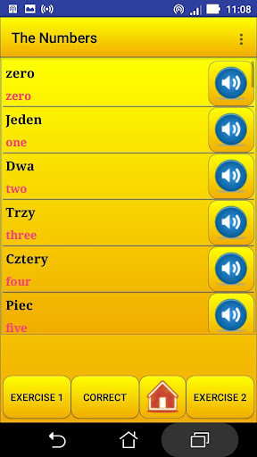 Learning Polish language (less Screen 3
