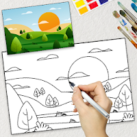 Scenery Draw Step by Step for Kids