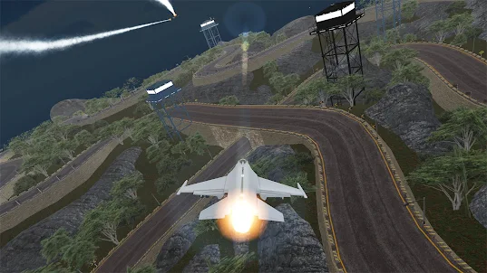 Jeux d'avion de chasse F16