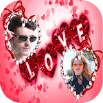 Cover Image of Tải xuống Valentine Day Dual Photo Frame  APK