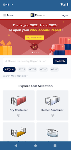 Android application Florens Resale screenshort
