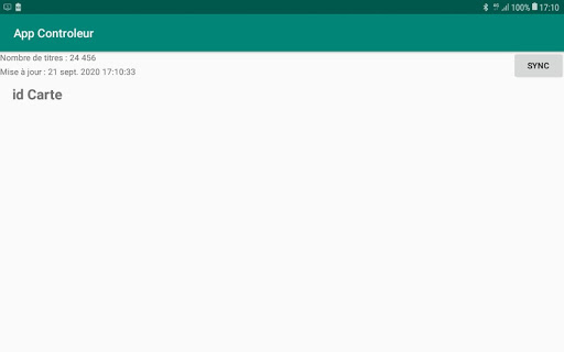 App Controleur Screen 3