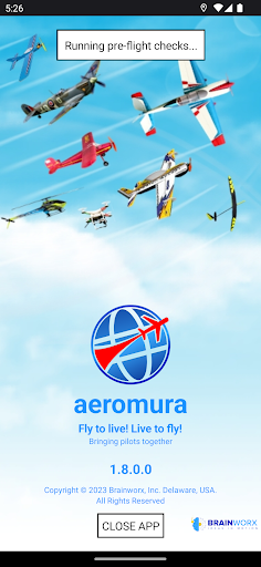 Android application aeromura screenshort