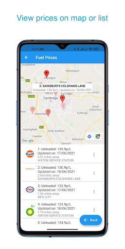 Fuel Prices UK Screen 3