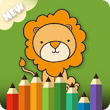 Kid Coloring Book Animals icon