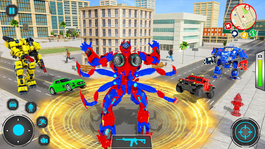 Spider Robot Car Transform War apkpoly screenshots 16