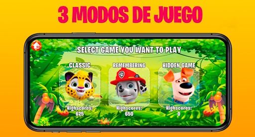 Android application Memory game for kids. Matching screenshort