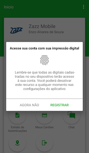 Auto Atendimento Zazz Internet Screen 2