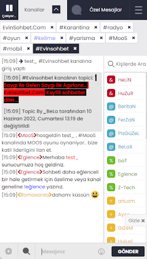 EvinSohbet Screen 2