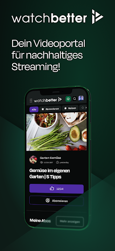Android application watchbetter screenshort