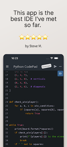 Python Coding Editor & IDE App screenshot 17