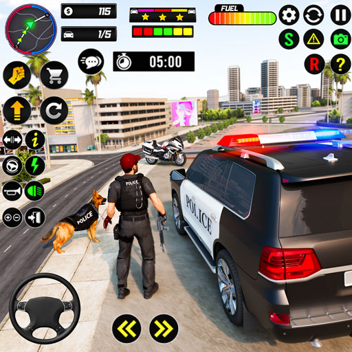 Drive Police Parking Car Games  Icon