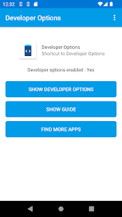 Developer Options Screenshot