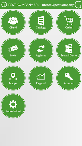 Android application Pest Kompany catalogo screenshort