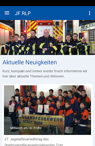 Android application Jugendfeuerwehr RLP screenshort