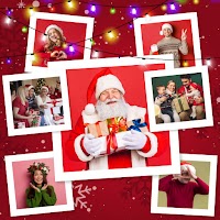 Christmas collage photo editor