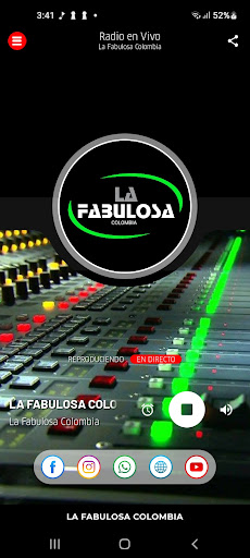 Android application La Fabulosa Colombia screenshort