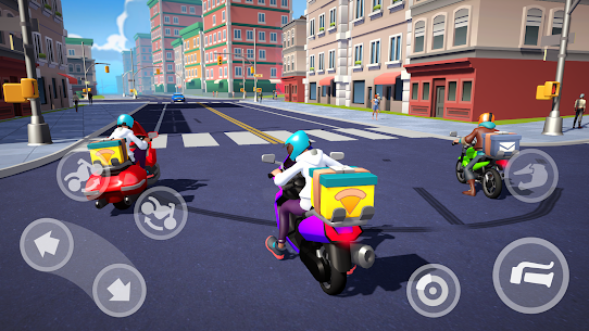 تحميل لعبة Moto City: Mad Bike Delivery APK‏ احدث اصدار للأندرويد 1