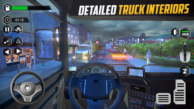 #2. Truck Driving Simulator 3D (Android) By: Be Pro Games