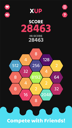 Game screenshot XUP - Hexa Sort 2048 Game apk download