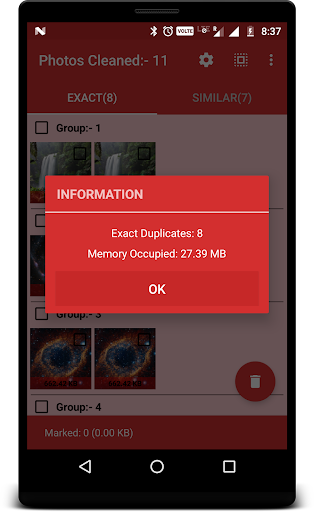 Duplicate Photo Finder Screen 3