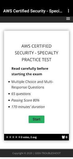 Security - Specialty Exam Prep Screen 3
