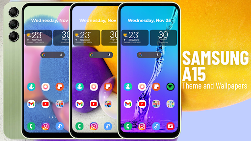 Android application Samsung A15 Launcher & Themes screenshort
