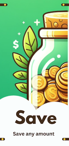 Android application Savings tracker screenshort