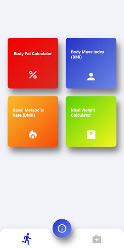 Android application Body Fat Calculator screenshort