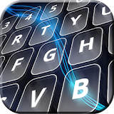 Neon Blue Keyboard Themes icon