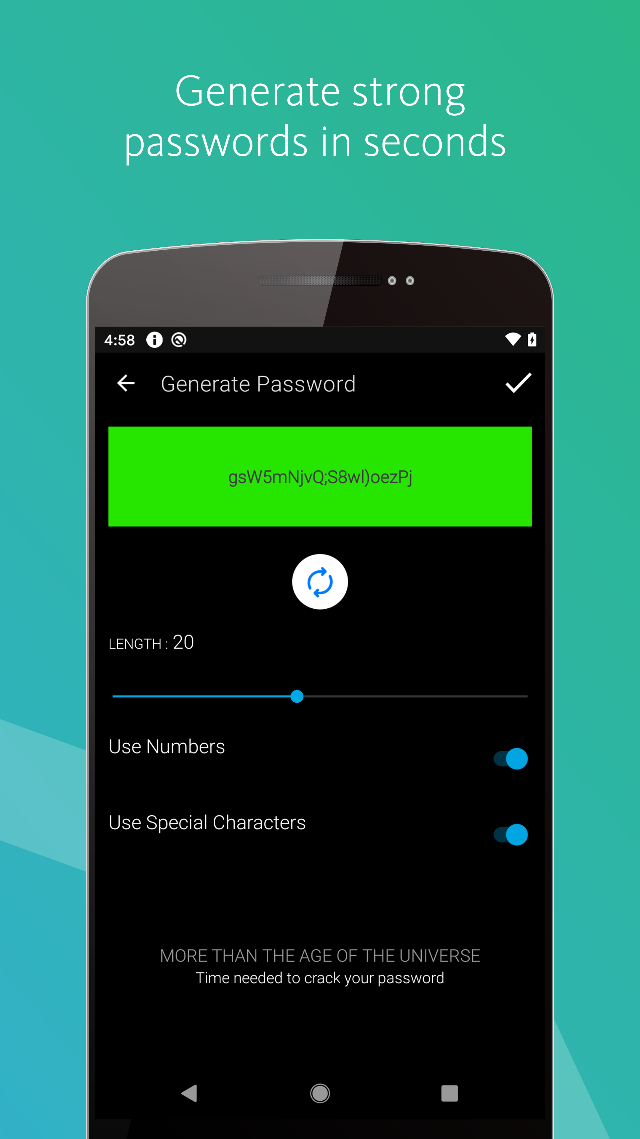 Android application Avira Password Manager screenshort