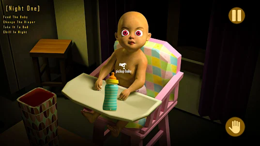Scary Baby in Horror House Mod