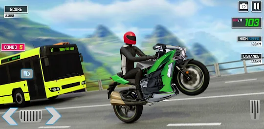 Highway Bike Rider Simulator